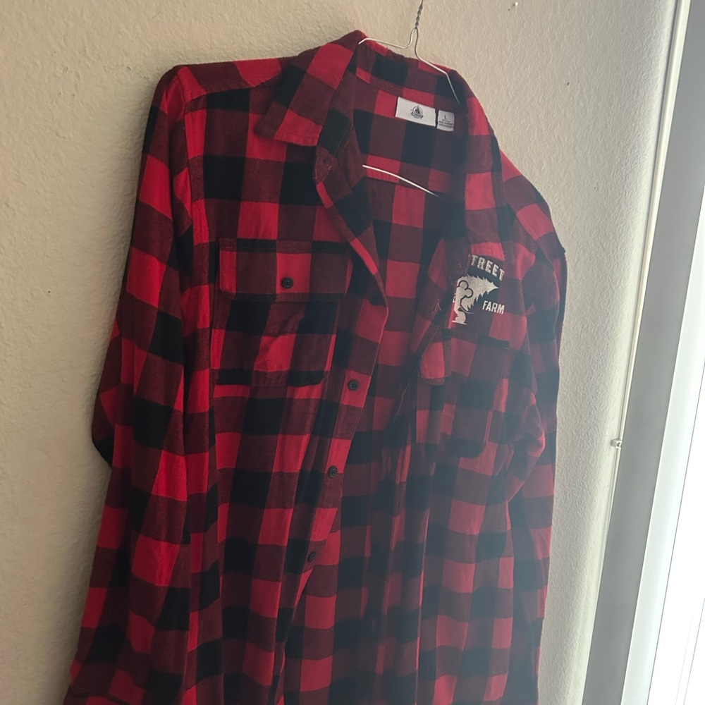 Disney flannel shirt